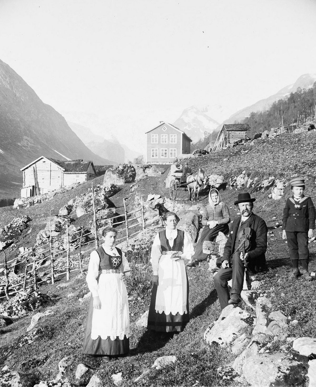 Люди Согндала 1900 Норвегия 16