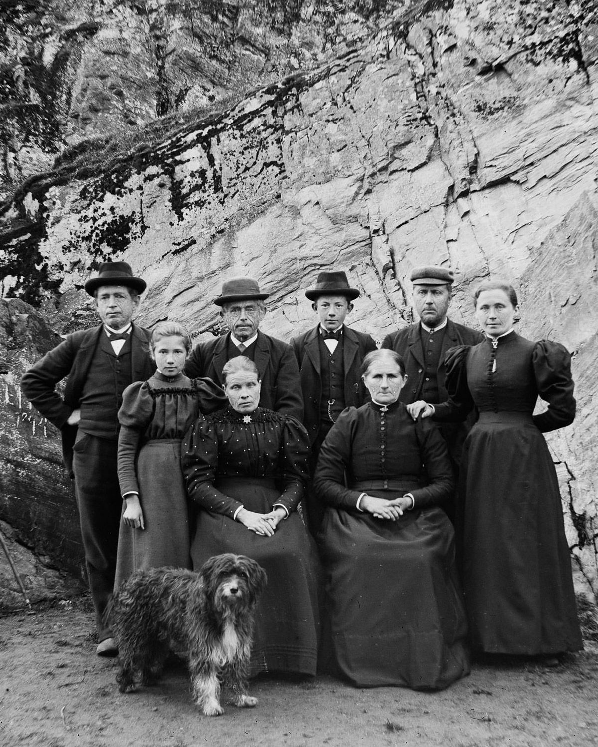 Люди Согндала 1900 Норвегия 2