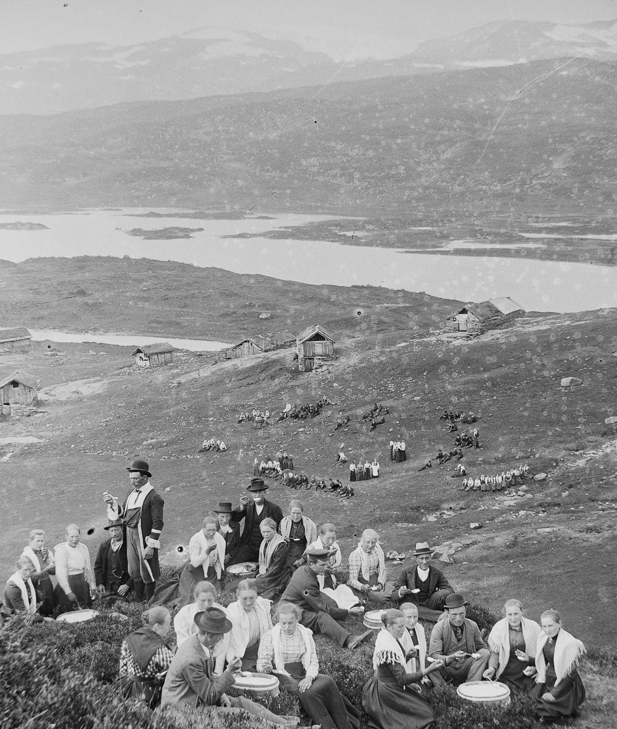 Люди Согндала 1900 Норвегия 3