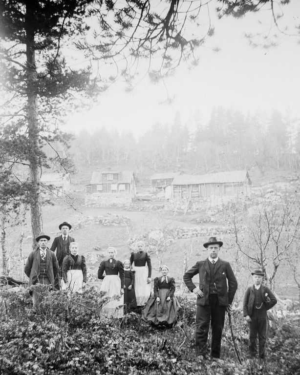 Люди Согндала 1900 Норвегия 34