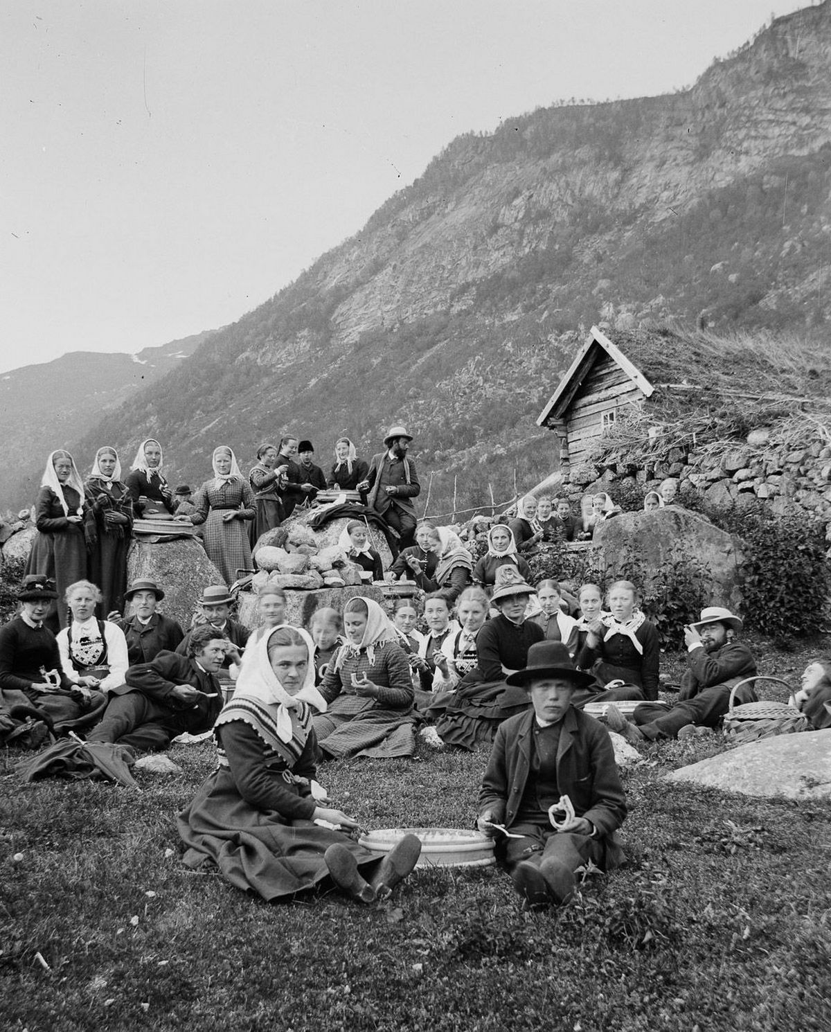 Люди Согндала 1900 Норвегия 39