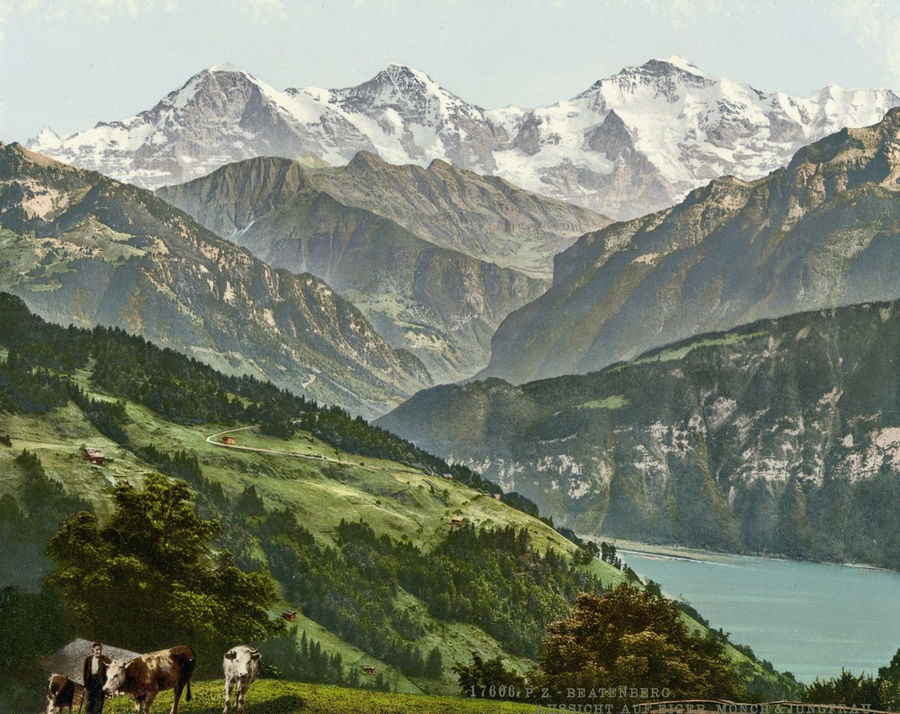 Великолепие Швейцарии в открытках 1890 года 16