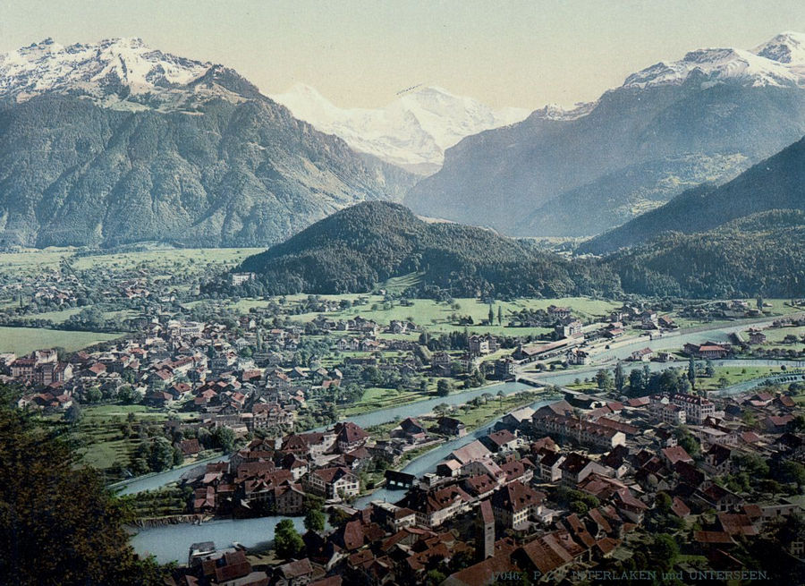 Великолепие Швейцарии в открытках 1890 года 18