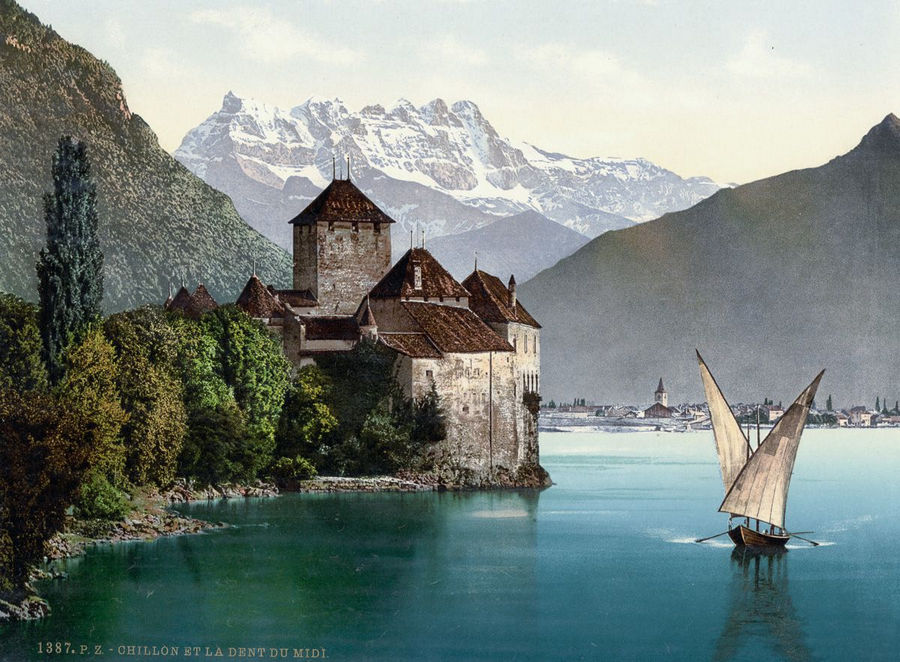 Великолепие Швейцарии в открытках 1890 года 19