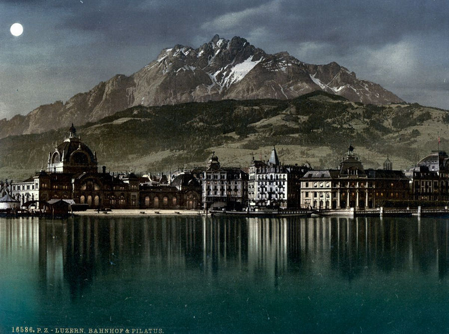 Великолепие Швейцарии в открытках 1890 года 32