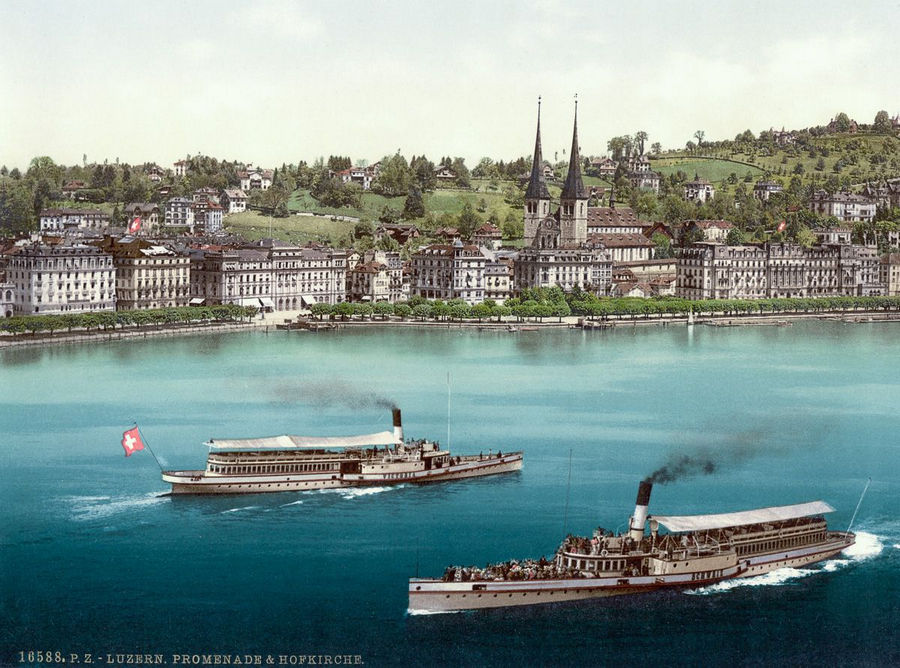 Великолепие Швейцарии в открытках 1890 года 33