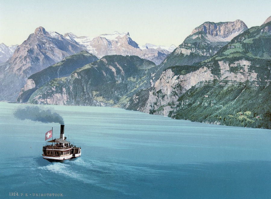 Великолепие Швейцарии в открытках 1890 года 34