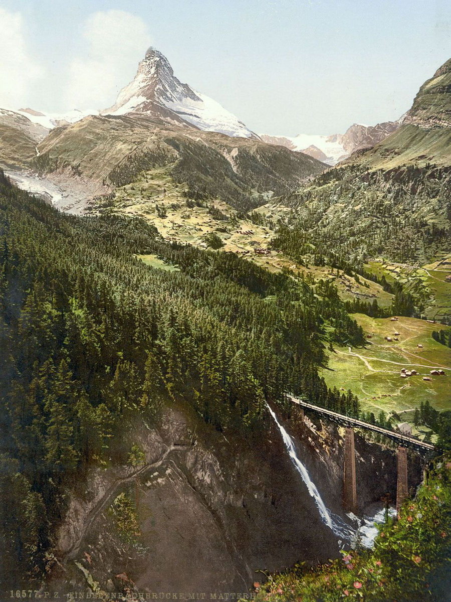 Великолепие Швейцарии в открытках 1890 года 35