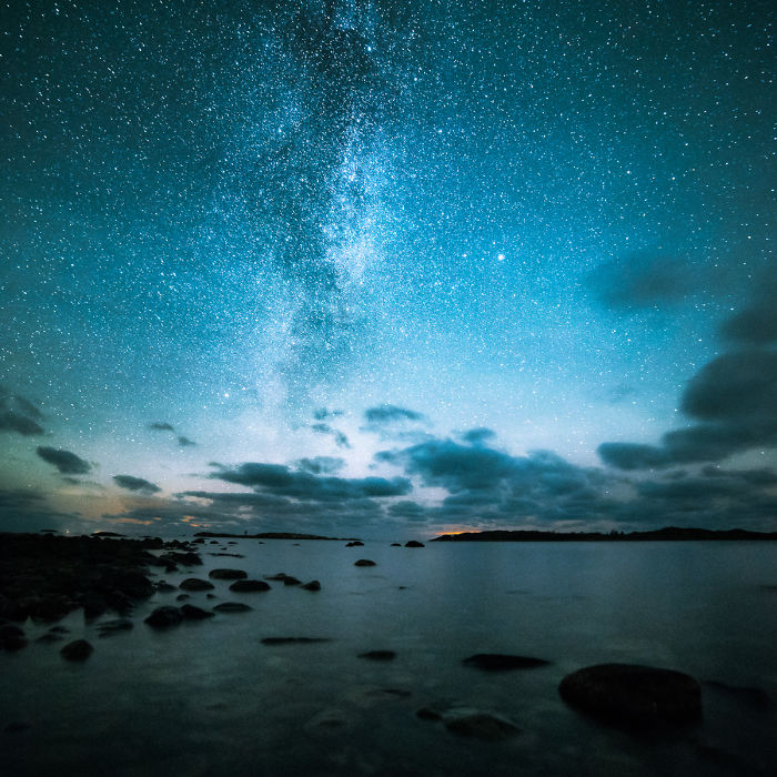 Финляндия, ночь, звёзды и неспящий фотограф 2