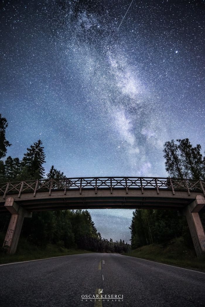 Финляндия, ночь, звёзды и неспящий фотограф 9