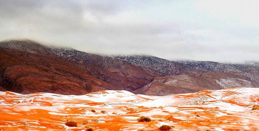 В Сахаре выпал снег впервые за 37 лет 1