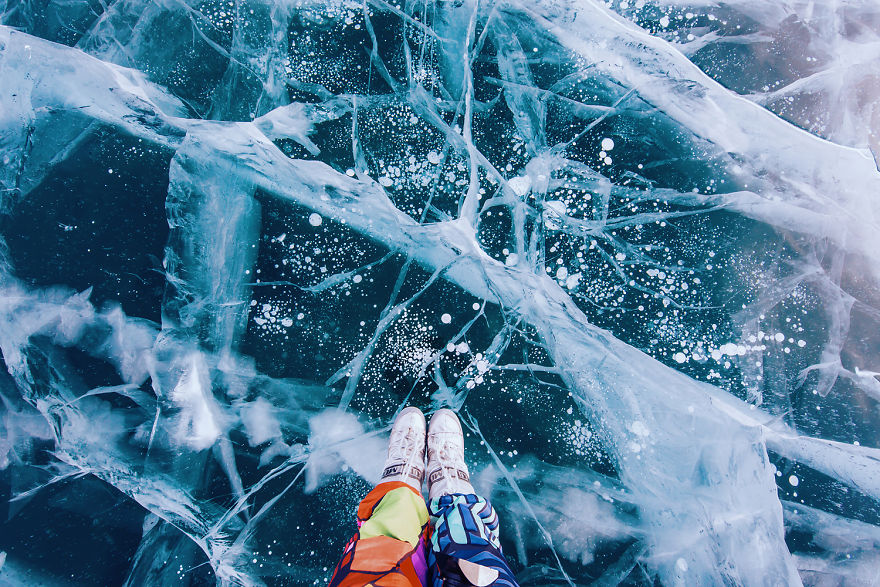 Замёрзший Байкал в фотографиях Кристины Макеевой 7
