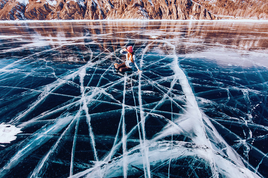 Замёрзший Байкал в фотографиях Кристины Макеевой 9