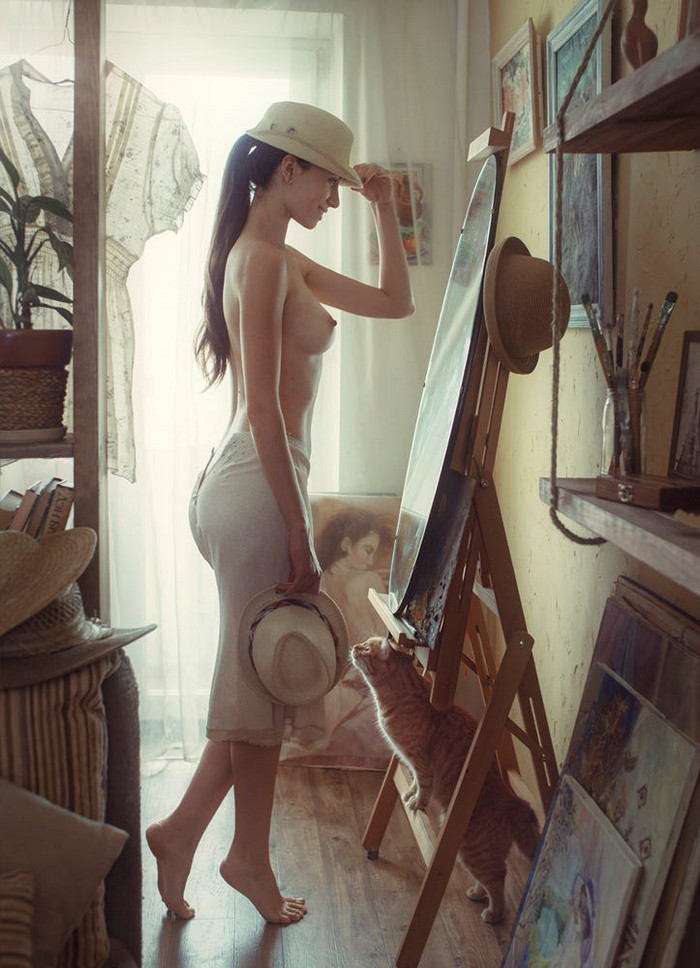 Женская красота и очарование в ярких фотографиях Давида Дубницкого 11