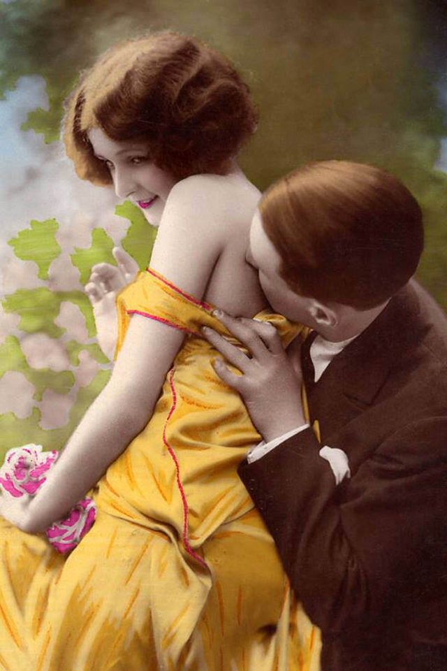 Французские открытки, в которых показано, как романтично целовались в 1920-е годы 34