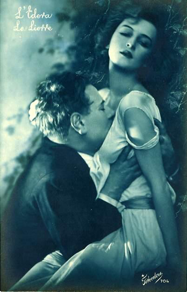 Французские открытки, в которых показано, как романтично целовались в 1920-е годы 42