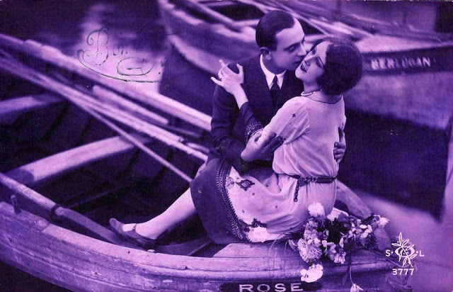 Французские открытки, в которых показано, как романтично целовались в 1920-е годы 49