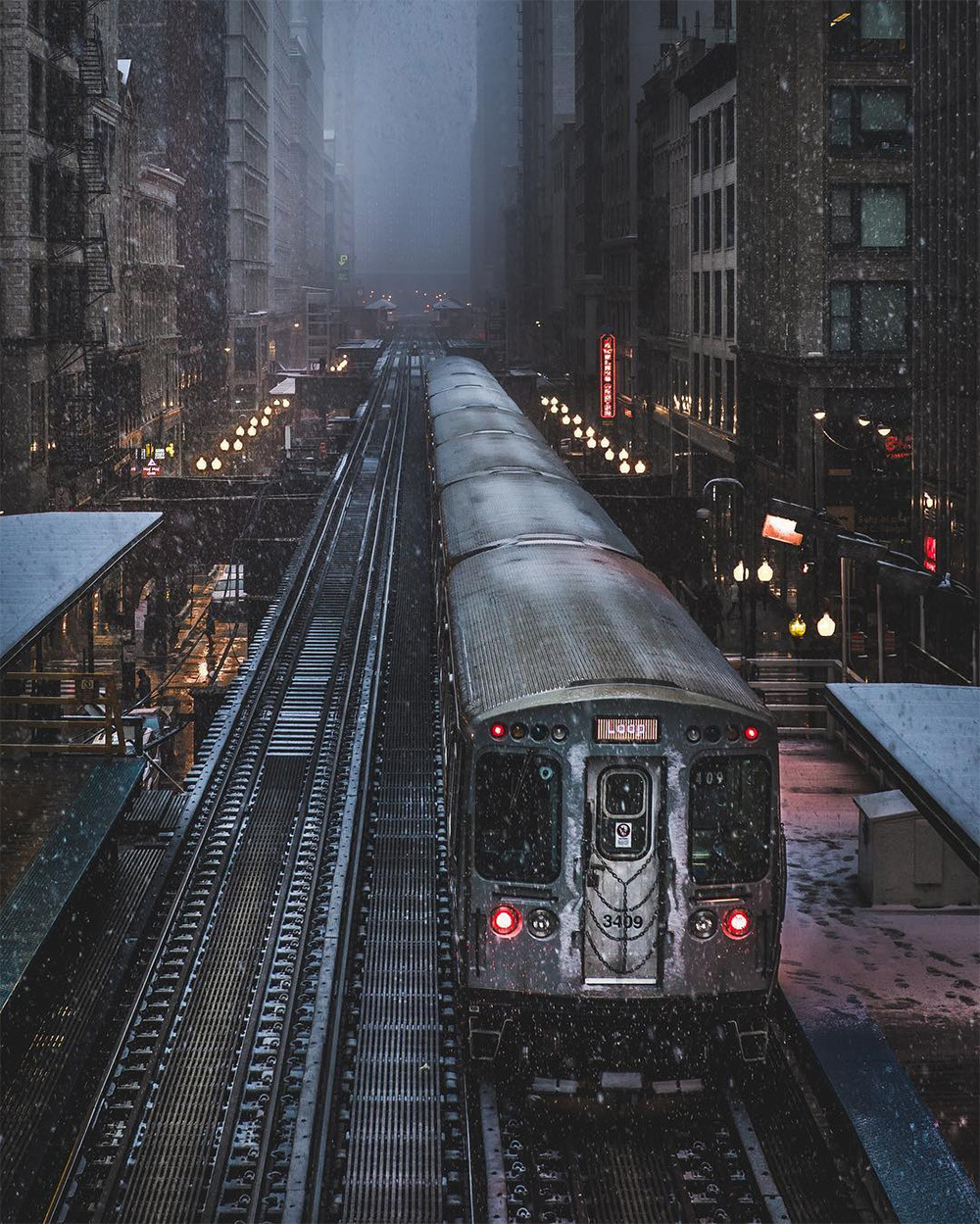 Хмурый Чикаго фотографа Майка Мейерса 3