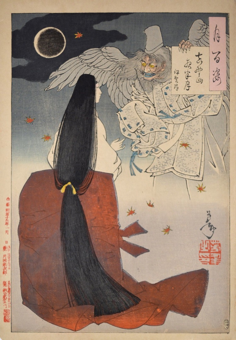 «Сто видов Луны» – величайшие гравюры мастера укиё-э Цукиока Ёситоси  7