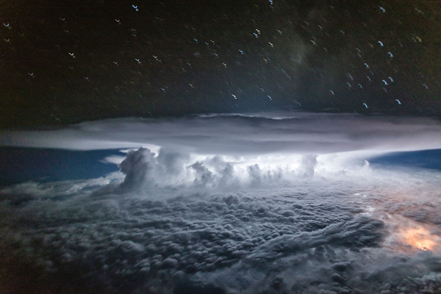 Бури, грозы и облака в аэрофотографиях Сантьяго Борха Лопеса 11