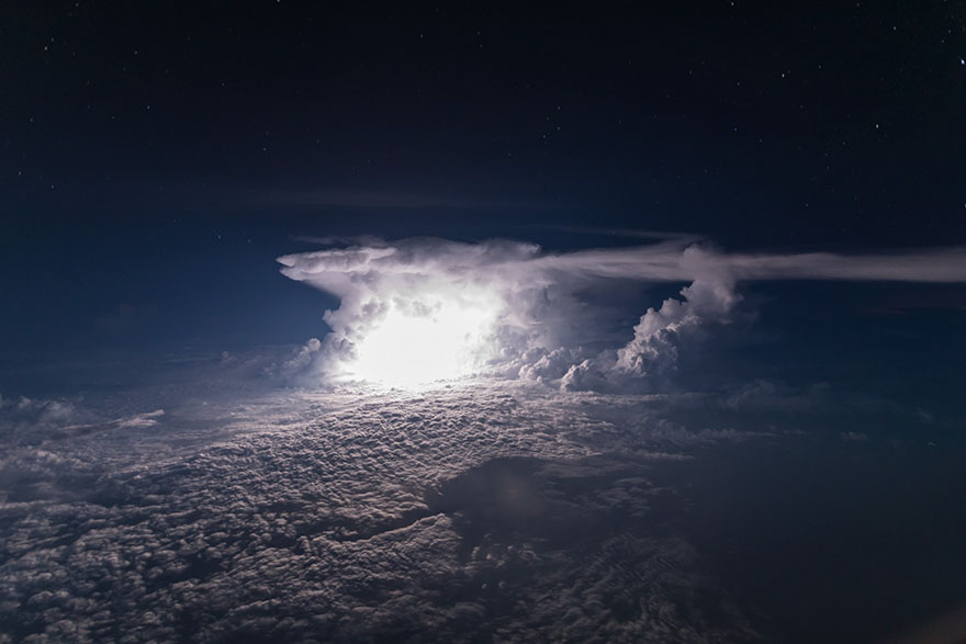 Бури, грозы и облака в аэрофотографиях Сантьяго Борха Лопеса 16