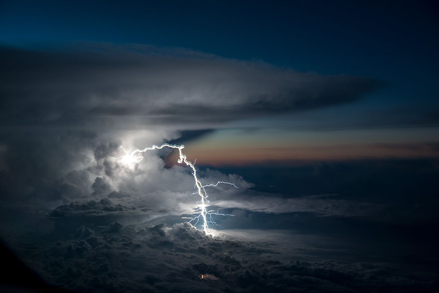 Бури, грозы и облака в аэрофотографиях Сантьяго Борха Лопеса 2