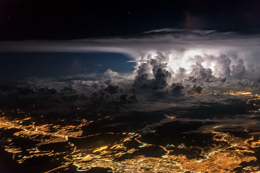 Бури, грозы и облака в аэрофотографиях Сантьяго Борха Лопеса 3