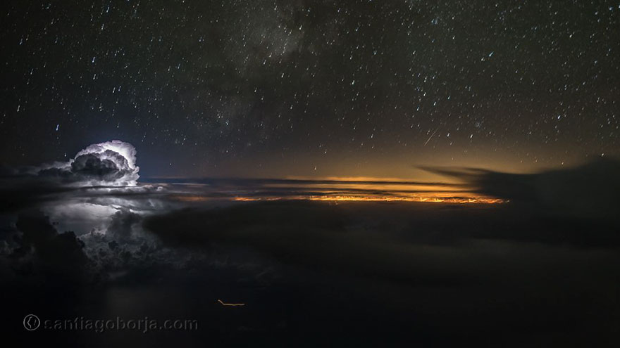 Бури, грозы и облака в аэрофотографиях Сантьяго Борха Лопеса 4