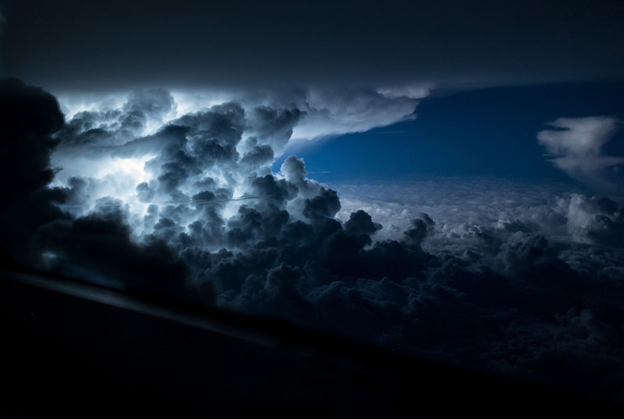 Бури, грозы и облака в аэрофотографиях Сантьяго Борха Лопеса 8