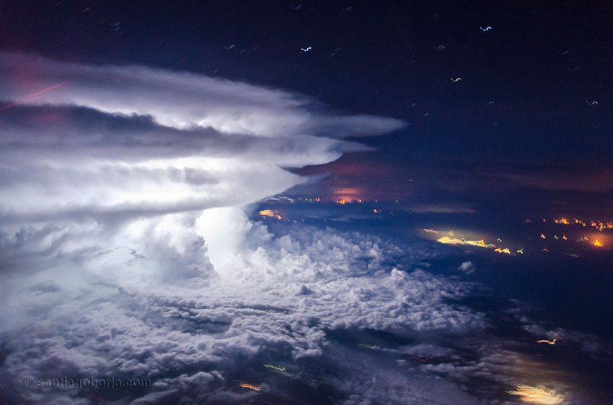 Бури, грозы и облака в аэрофотографиях Сантьяго Борха Лопеса 9