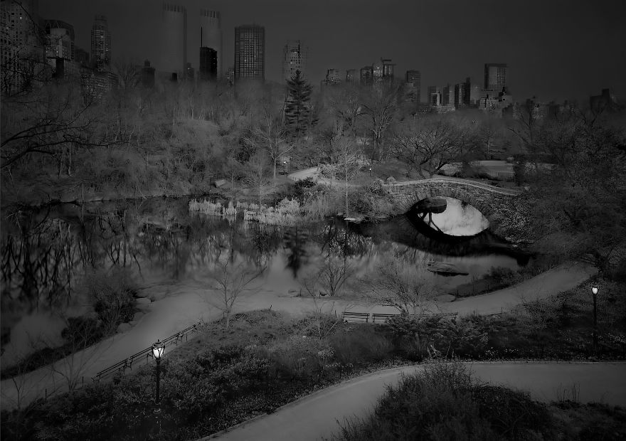 «В глубоком сне»: Центральный парк в фотографиях Майкл Массайа  1