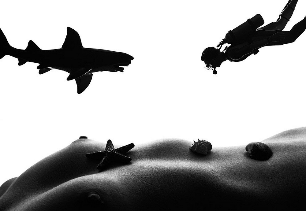 Фотограф Аллан Тегер превращает обнажённые тела в дивные пейзажи 39