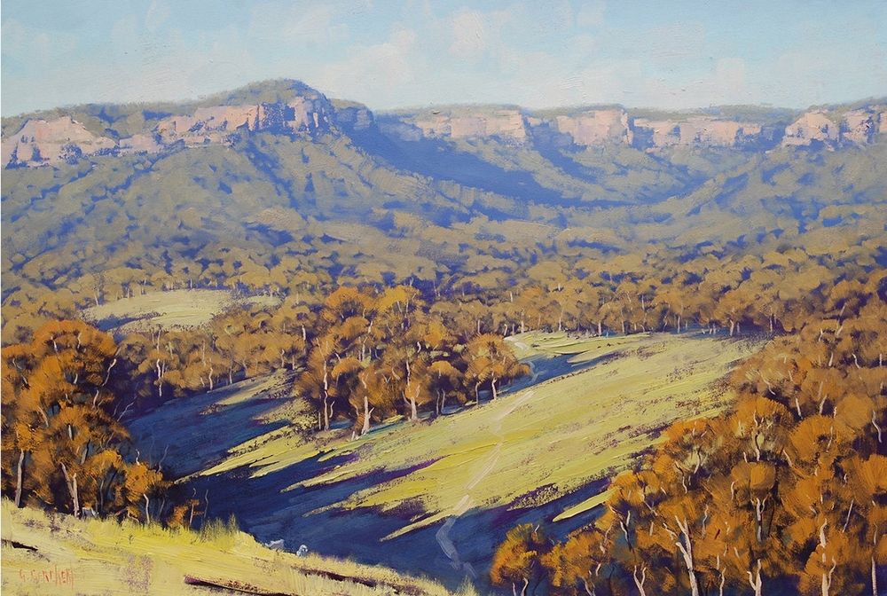 Австралийский художник Грэм Геркен пишет упоительные пейзажи любимого континента 17