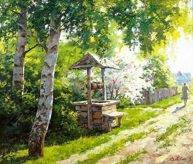 Вдали от суеты: деревенская живопись Дмитрия Лёвина 20