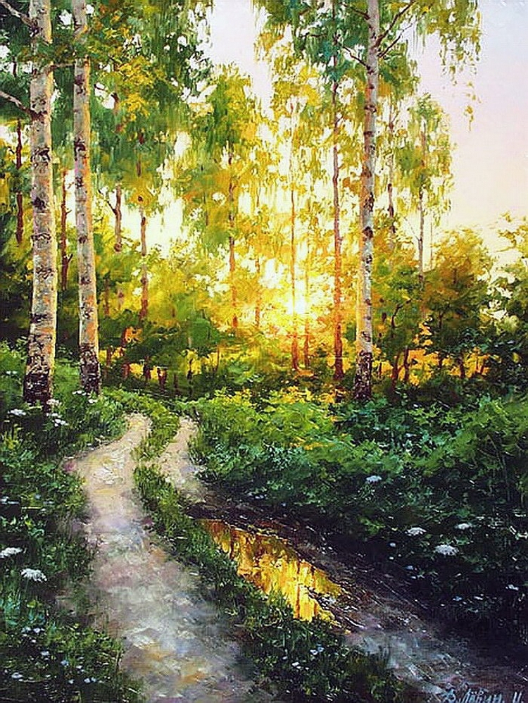 Вдали от суеты: деревенская живопись Дмитрия Лёвина 24