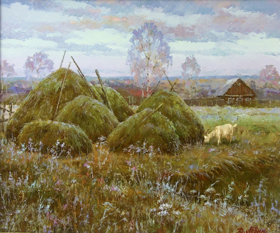 Вдали от суеты: деревенская живопись Дмитрия Лёвина 33
