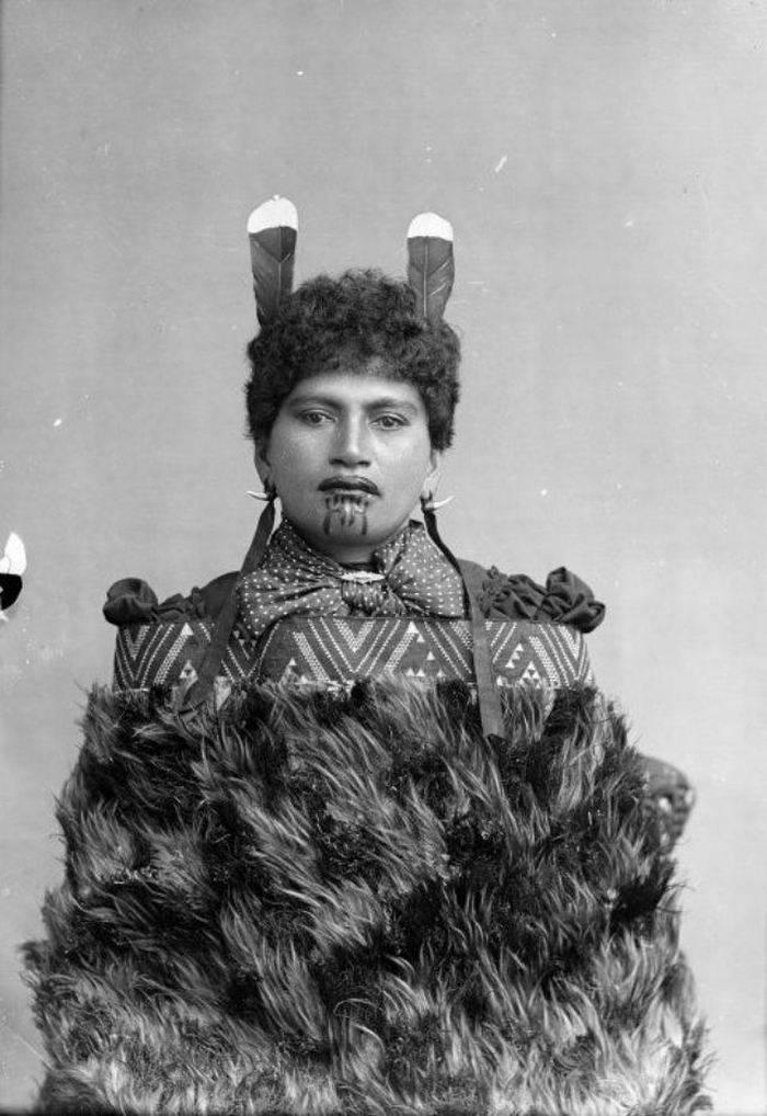 Моко: женщины маори со священными татуировками в портретах начала 20 века 22