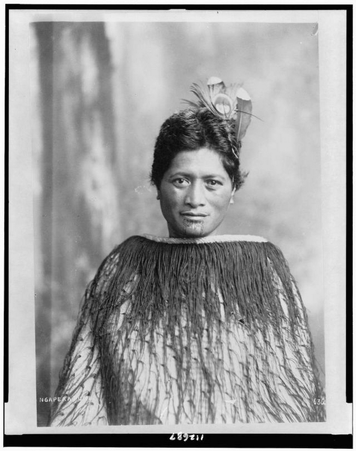 Моко: женщины маори со священными татуировками в портретах начала 20 века 7