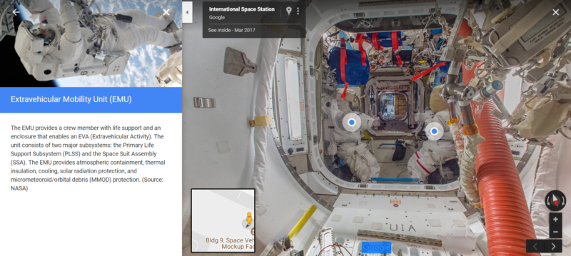 Google предлагает экскурсии по МКС 2