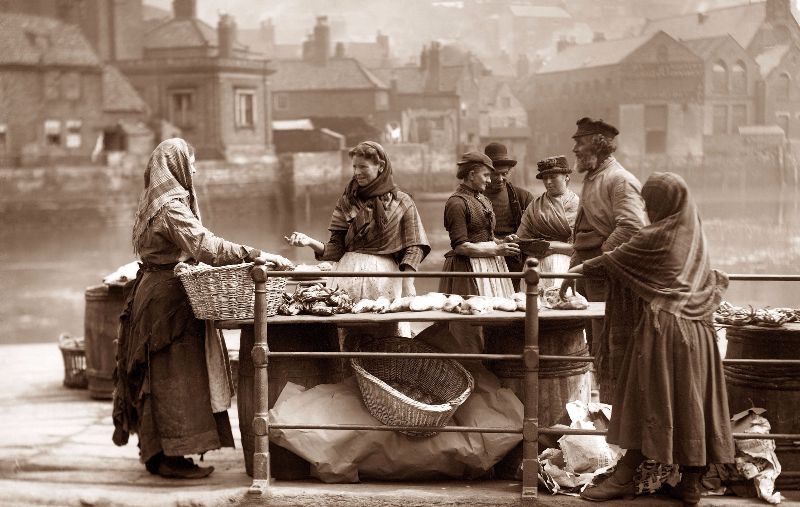 Жизнь английского городка в конце 19 века. Фотограф Фрэнсис Мидоу Сатклифф 2