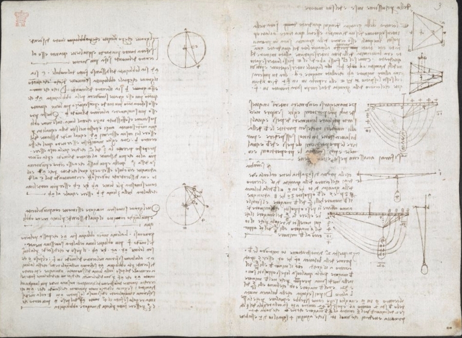 Оцифрованные дневники Леонардо да Винчи опубликованы онлайн 1