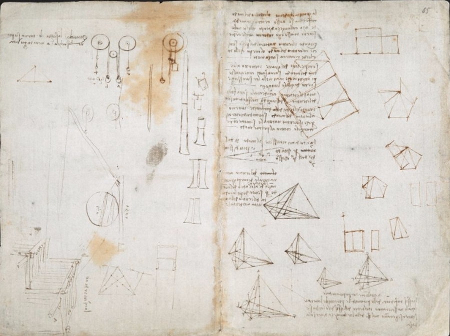 Оцифрованные дневники Леонардо да Винчи опубликованы онлайн 14