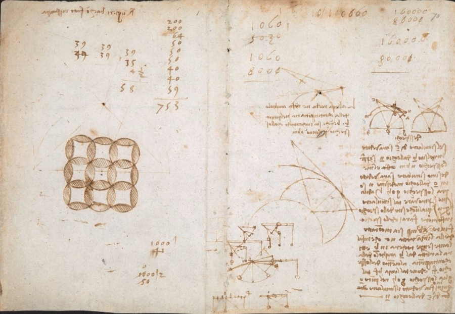 Оцифрованные дневники Леонардо да Винчи опубликованы онлайн 17