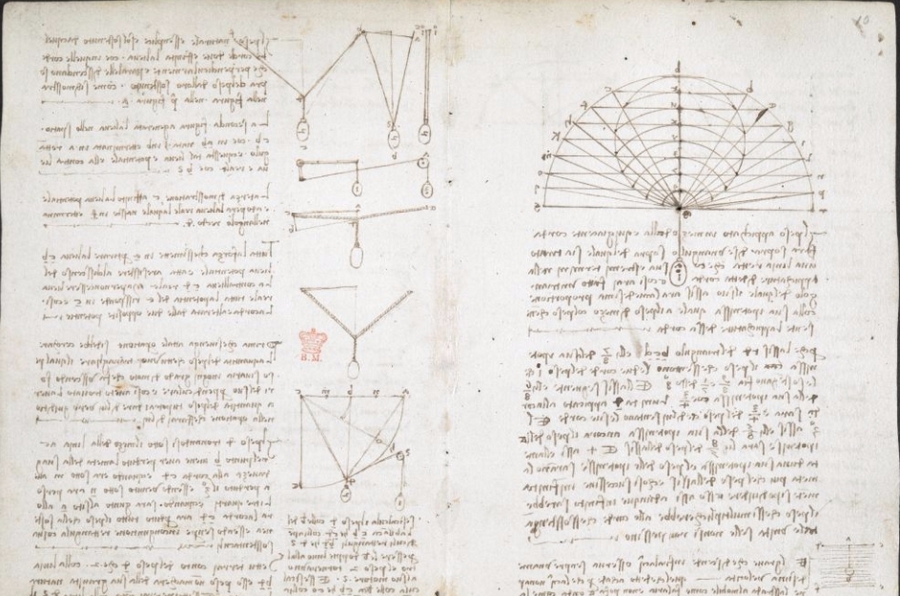 Оцифрованные дневники Леонардо да Винчи опубликованы онлайн 2