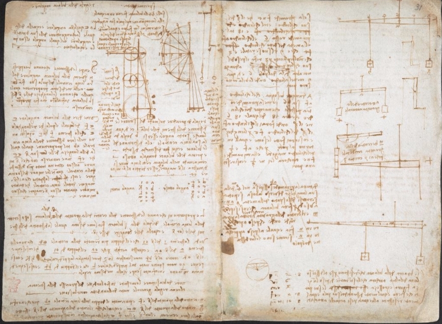 Оцифрованные дневники Леонардо да Винчи опубликованы онлайн 8
