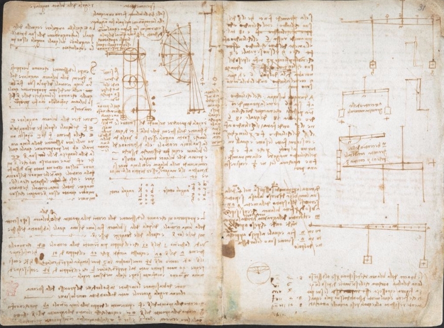 Оцифрованные дневники Леонардо да Винчи опубликованы онлайн 9
