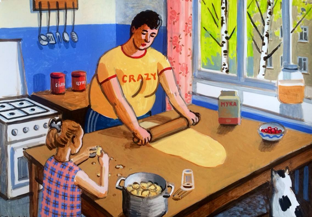«Советское детство»: наивно честные рисунки Зои Черкасской 25