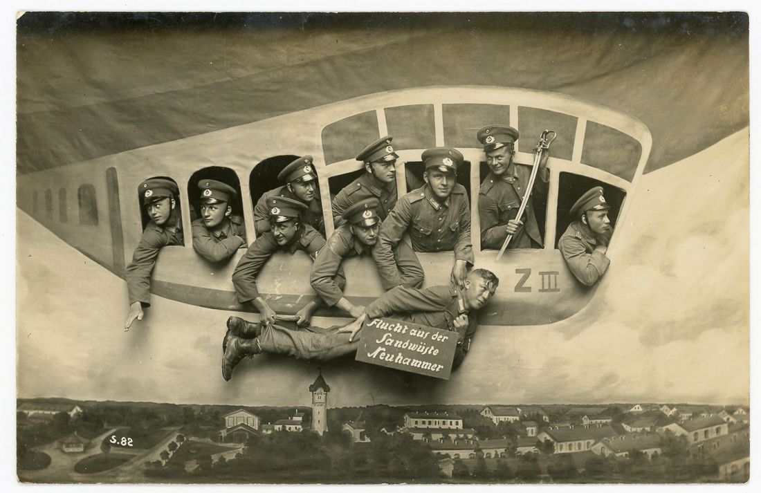 Армейский юмор и возможности мастеров фотошопа в фотографиях 1912-1945 годов 1