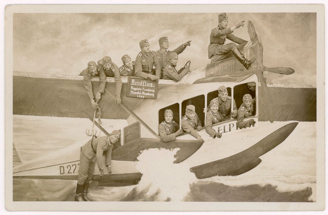 Армейский юмор и возможности мастеров фотошопа в фотографиях 1912-1945 годов 17