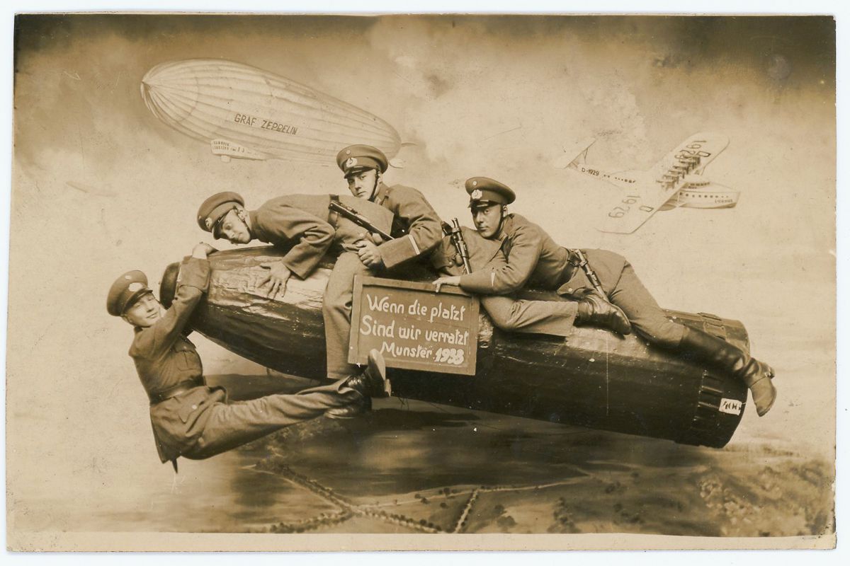 Армейский юмор и возможности мастеров фотошопа в фотографиях 1912-1945 годов 22
